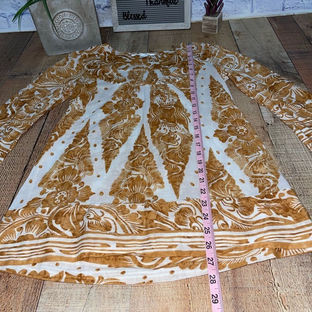 Diane Von Furstenberg Charleen Gold Top - Picture 12 of 14